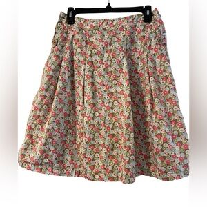 Liz Claiborne A-Line Multi Color Skirt Size 8